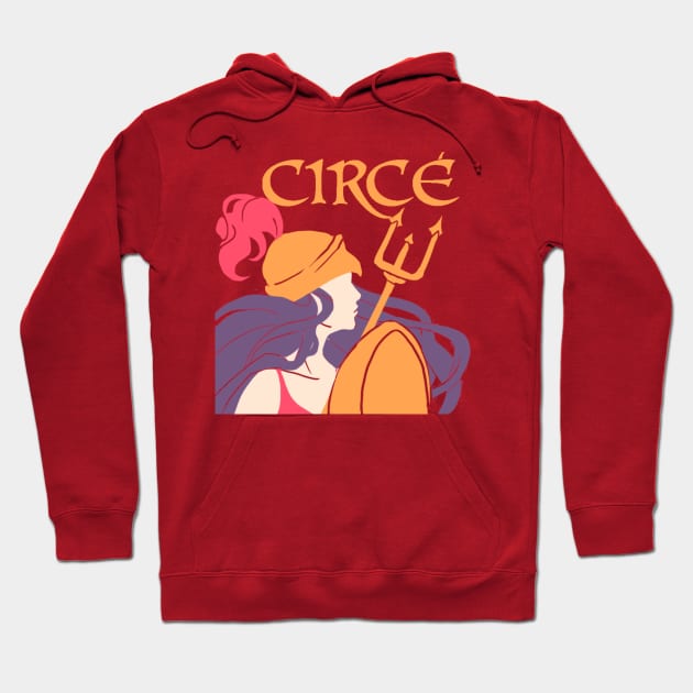 Circe Logo Orange Hoodie by The Ostium Network Merch Store